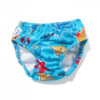 Pannolino piscina azzurro riutilizzabile lavabile