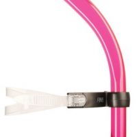 Boccaglio respiratore frontale snorkel rosa Finis